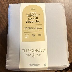 Threshold Cool TENCEL Lyocell Sheet Set - Light Gray